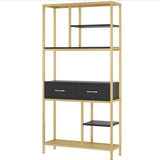 Kaylani Living Room Bookcase Shelve Organizer Storage Rack Decor - waseeh.com