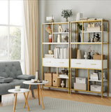 Kaylani Living Room Bookcase Shelve Organizer Storage Rack Decor - waseeh.com