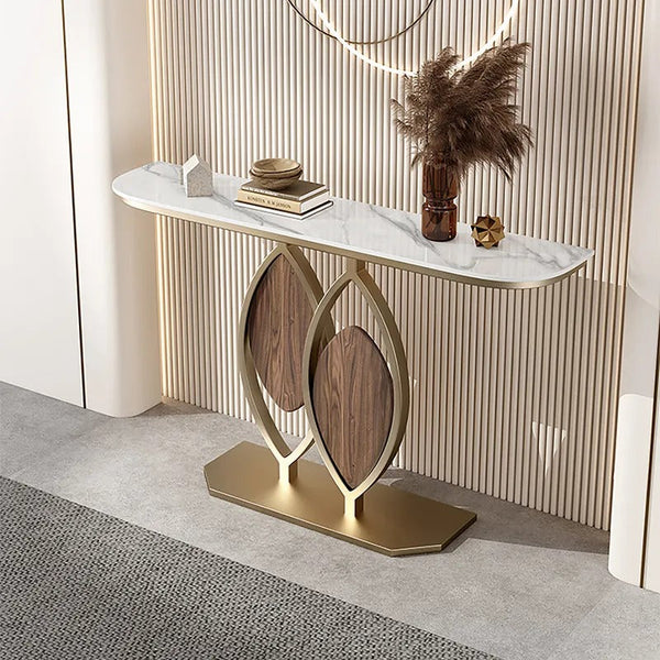 Mock Living Lounge Bedroom LED Entryway Wall Console Table - waseeh.com