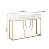 Off-Track Living Lounge Entryway Drawing Room Console Drawer Table - waseeh.com