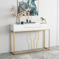 Off-Track Living Lounge Entryway Drawing Room Console Drawer Table - waseeh.com