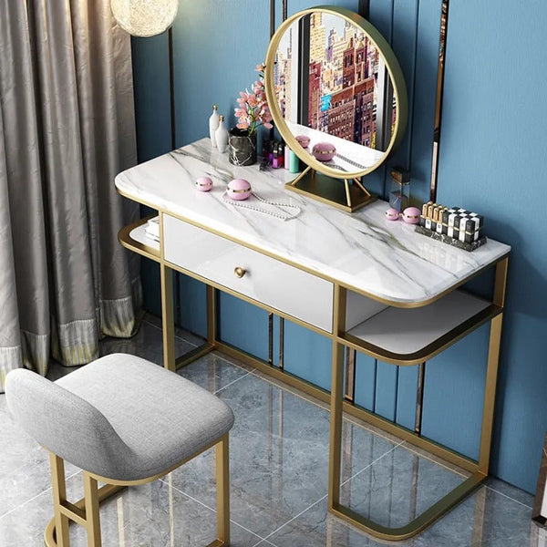 Spica Living Bedroom Modern Classic Dressing Console Table - waseeh.com