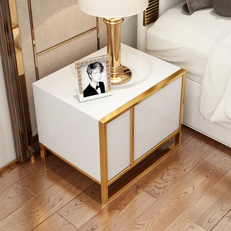 Skein Bedroom Lamp Organizer Storage Drawer Side Table - waseeh.com