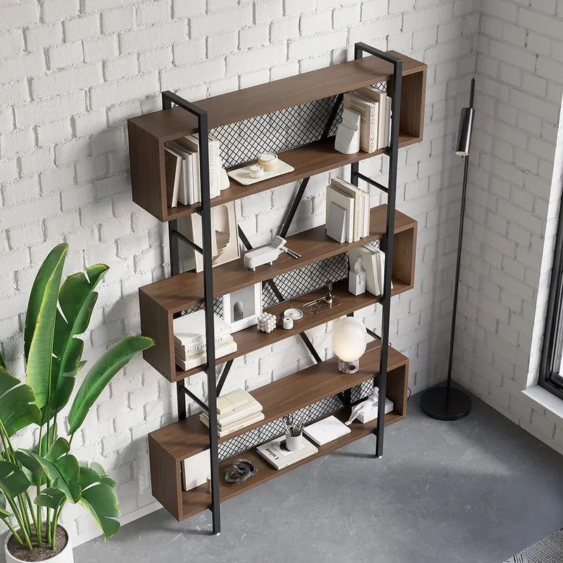 Mesh Etagere Lounge Living Room Bookcase Organizer Storage Rack - waseeh.com