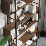 Mesh Etagere Lounge Living Room Bookcase Organizer Storage Rack - waseeh.com