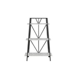 Carnation Modern Ladder Living Drawing Room Freestanding Bookcase shelve Rack - waseeh.com