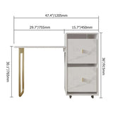 Figurative Home Office Work Writing Storage Organizer Desk Trolley - waseeh.com