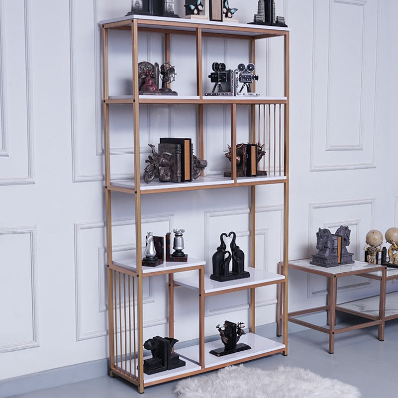 Auriferous Living Drawing Room Bookcase Shelve Organizer Rack Decor - waseeh.com