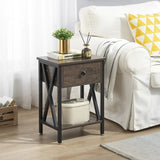 Halstein Lounge Bed Room Organizer Side Table Decor - waseeh.com