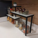 Ziggy Zone Corner Kitchen Spice Salt Organizer Storage Shelve Rack - waseeh.com