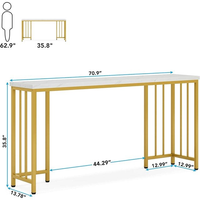 BYBLIGHT Turrella Living Lounge Drawing Room Console Table