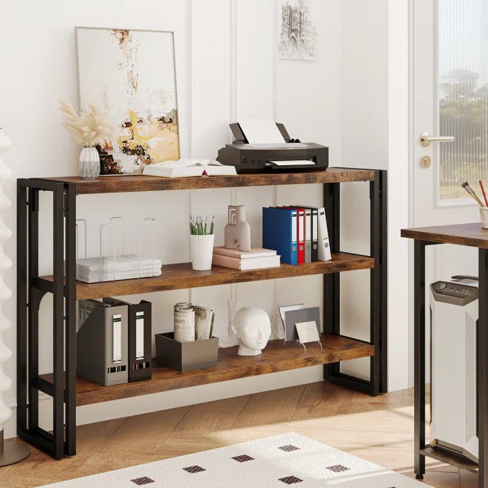 Smokestack Living Lounge Hallway Bookcase Media Console Table