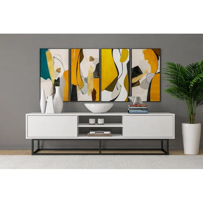 Fitzgibbon LED Media Living Lounge Console Table