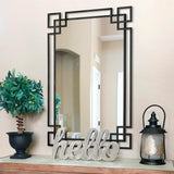 Black Mirror for Wall Decorative Modern Living Room