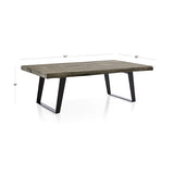 The Yukon Rectangular Coffee Table (Solid Wood)