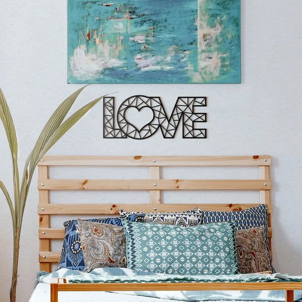 Love word Metal Wall Decor