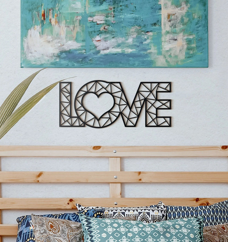 Love word Metal Wall Decor