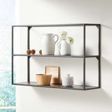 Booker Climbing Lounge Drawing Room Metal Floating Organizer Shelve Decor - waseeh.com