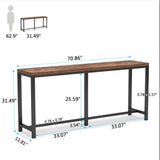 Nagata Entryway Living Lounge Drawing Room Console Table - waseeh.com