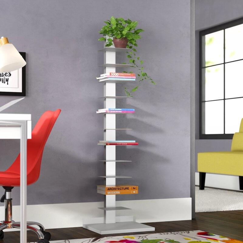 Classic Vertical Living Bedroom Bookcase Shelve Rack Decor (10 Tier) - waseeh.com