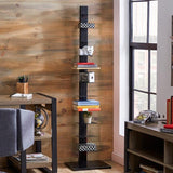 Classic Vertical Living Bedroom Bookcase Shelve Rack Decor (10 Tier) - waseeh.com