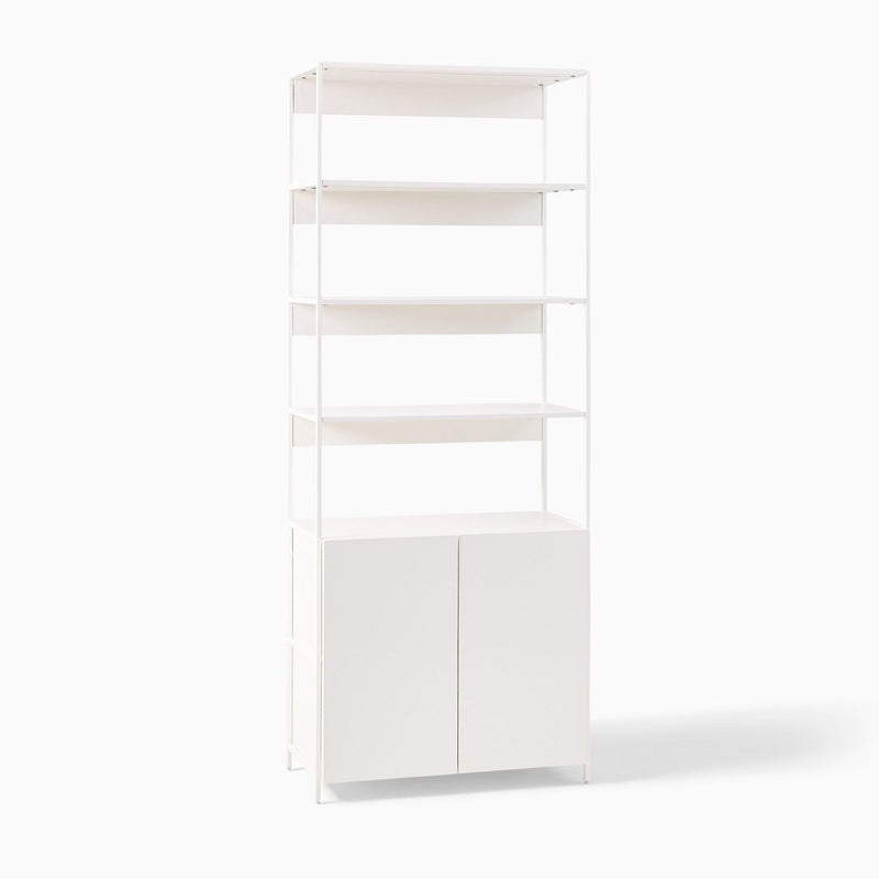 Modu Open & Closed Storage Cabinet Organizer Rack