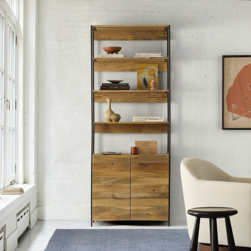 Modu Open & Closed Storage Cabinet Organizer Rack