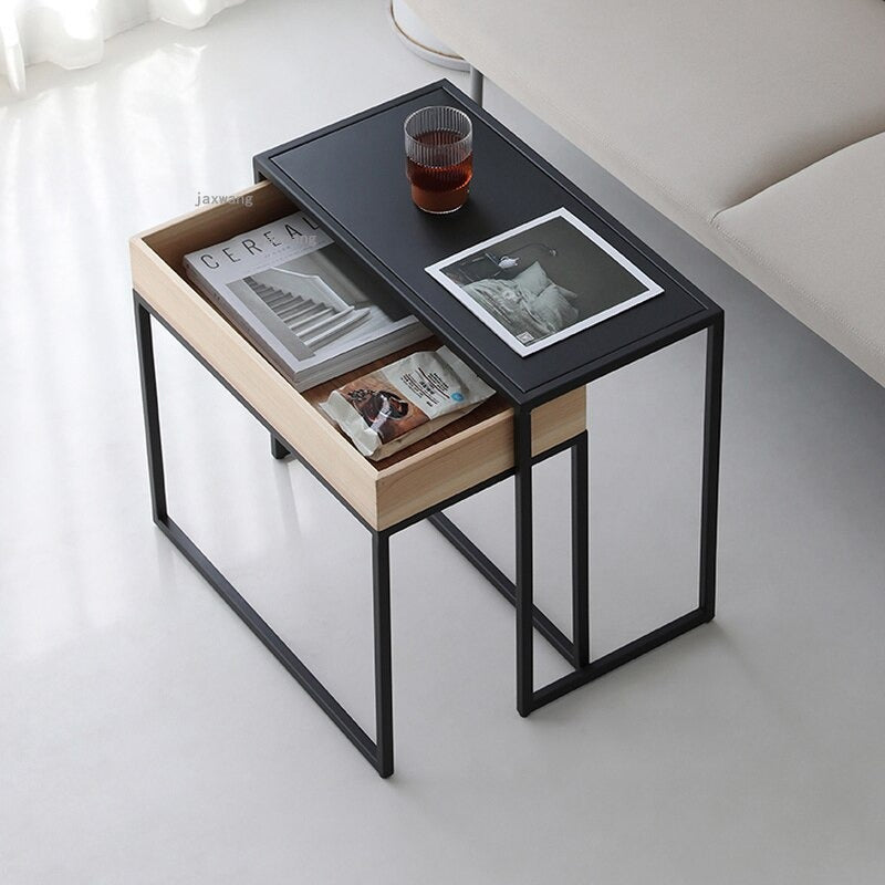 Sanford Drawer Living Lounge End Side Table - waseeh.com