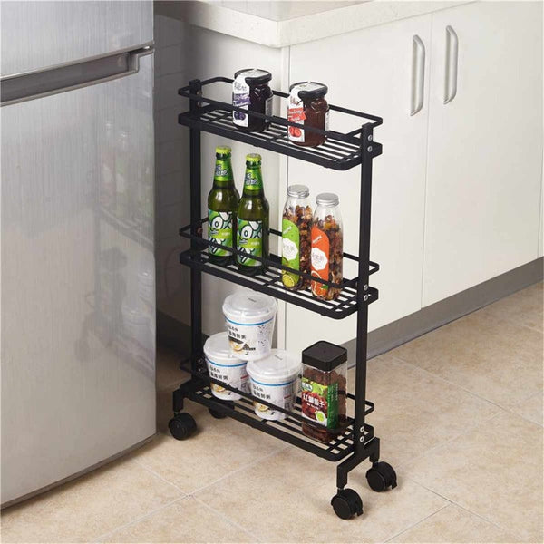 Slimy Mobility Kitchen Storage Organizer Trolley - waseeh.com