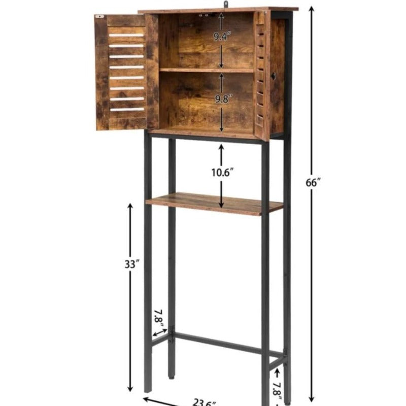 Lysine Over Toilet Organizer Rack - waseeh.com