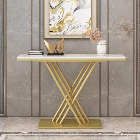 Scrimpy LED Living Lounge Entryway Console Organizer Table - waseeh.com
