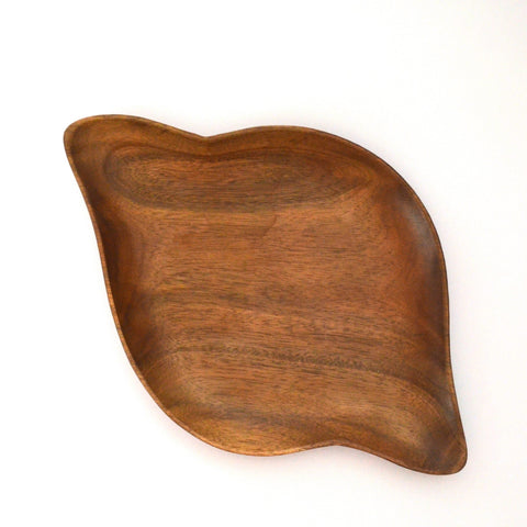 Shell Shape Wooden Platter Tray - waseeh.com