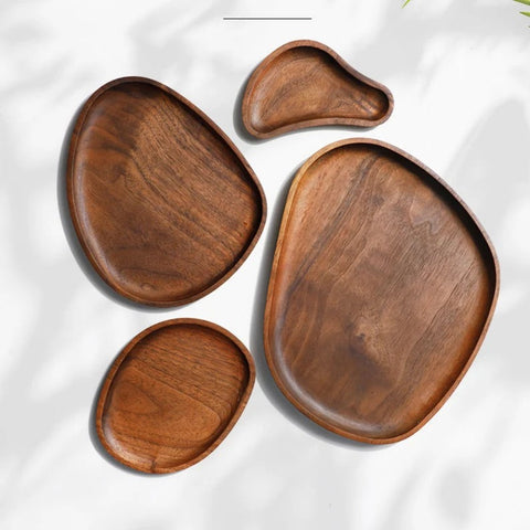 Contorted Wooden Kitchen Serving Tray - waseeh.com