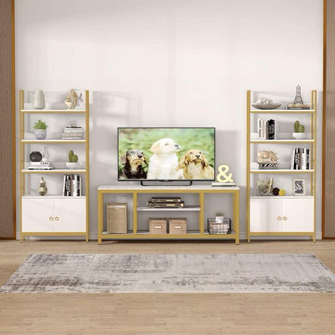 Jingoish Tv LED Living Lounge Organizer Console Table - waseeh.com