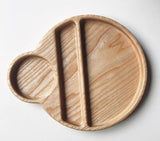 Cup and Spoon Wooden Food Tray - waseeh.com
